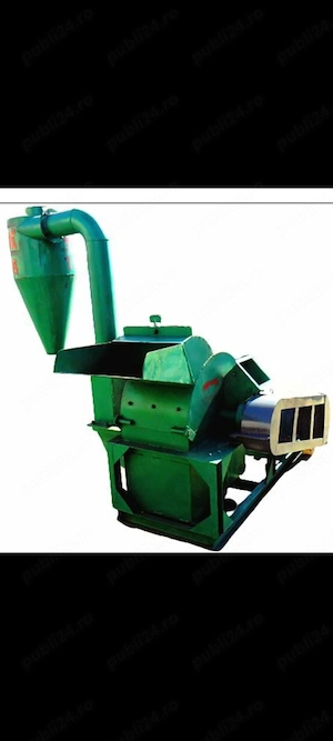 Tocător cu doua intrari,lemn, crengi, cereale 18,5 kw  - imagine 2