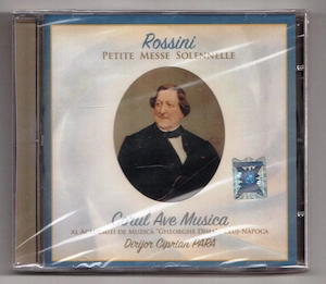 cd muzica rossini petite messe solennelle corul ave musica al academiei de muzica gheorghe dima cluj