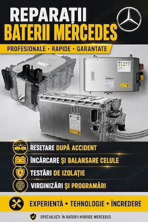 Reparatii baterii Mercedes 48 volti și 128 volti resetare bms  încărcare baterii lithium balansare 