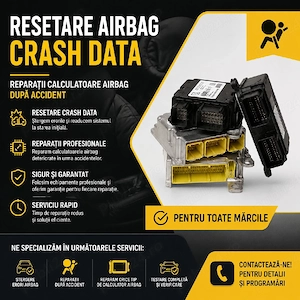 Resetare Airbag Crash Data   Reparatii Calculatoare Airbag După Accident Ștergere erori AIRBAG