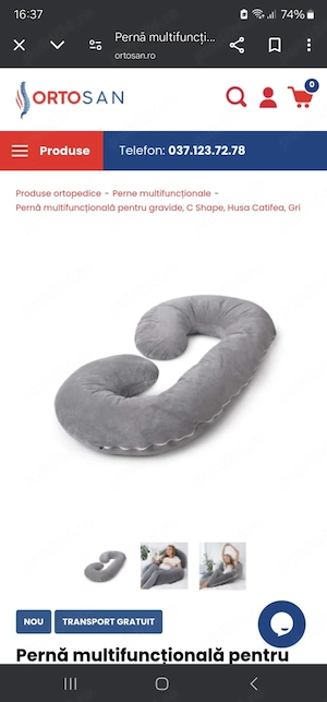 Vamd pernă de gravidă 