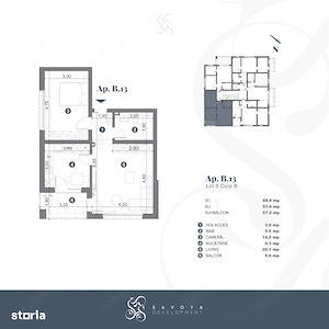 Apartament 2 camere cu balcon. Pret Negociabil - imagine 3