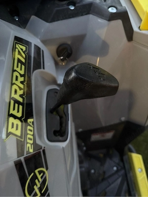 ATV Berreta PitBull 200cc Automat 2 Locuri 10 inch Gri-Galben - imagine 1