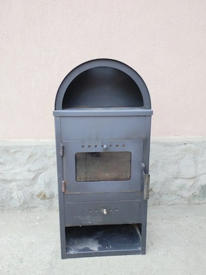 șemineu  metalic 