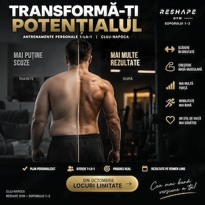 Antrenor Personal Cluj-Napoca | Reshape Gym | Antrenamente 1-la-1
