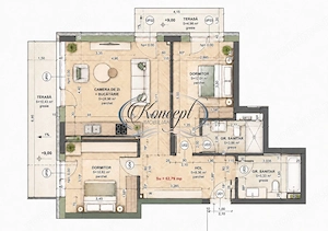 Apartament 2 camere in Terra Gardens, Cluj-Napoca - imagine 8