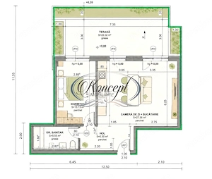 Apartament 2 camere in Terra Gardens, Cluj-Napoca - imagine 7