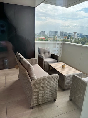 Cortina North | 2 camere ultra-modern | Etaj 8 | Balcon generos + parcare - imagine 2