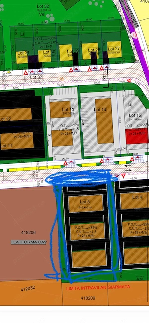 Teren de vânzare pentru Hala
