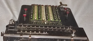 vand. - Masina de calculat vintage  - RHEINMETALL. greutate cca 10 kg. - - imagine 2