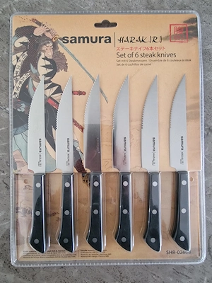 Set de 6 cuțite pentru carne Samura - Harakiri