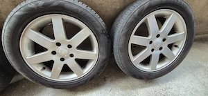 Set Jante Aliaj 16" 5x110 Opel / Saab + Anvelope Vară 205/55 R16 DOT 2022 - imagine 6