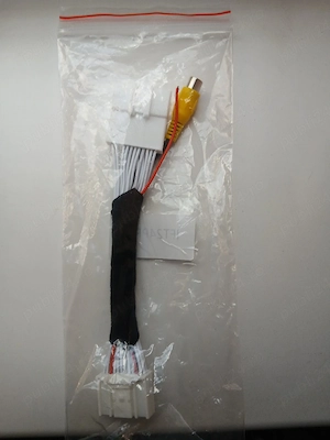 Cablu Adaptor Interfata 24 pini RCA pentru Camera Marsarier si Navigatie OEM Renault Clio Captur Tra - imagine 2