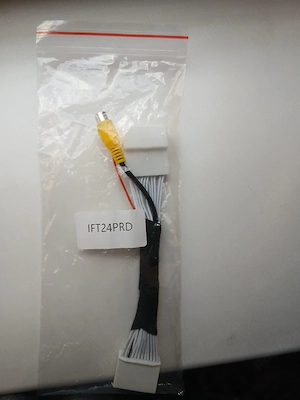Cablu Adaptor Interfata 24 pini RCA pentru Camera Marsarier si Navigatie OEM Renault Clio Captur Tra - imagine 3