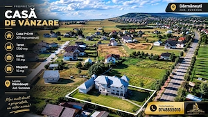 Casă de 301 mp, cu teren de 1.700 mp – central, Dărmănești