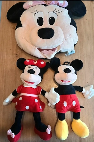 Set jucarii din plus Mickey si Minnie Mouse