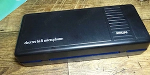 Microfone vintage stereo (tandem pereche) Philips N8403