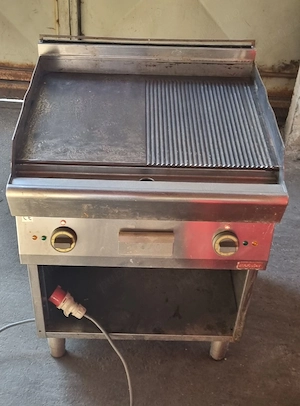 Plita electrica inox 380v neteda și striata 