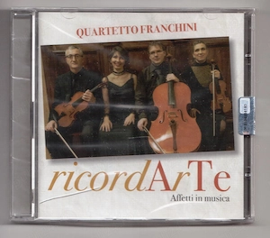 cd muzica quartetto franchini ricordarte affetti in musica original nou sigilat in tipla