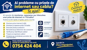 Ai probleme cu prizele de internet sau TV? Te ajut!