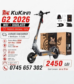 Trotineta kukirin g2