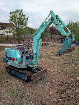 Miniexcavator YANMAR B12 1.2t Adus recent  - imagine 5