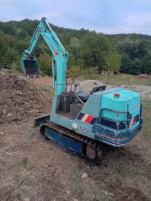 Miniexcavator YANMAR B12 1.2t Adus recent  - imagine 4