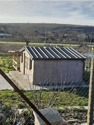 Vand teren intravilan-808m  cu casuta de lemn izolata si foisor din lemn, com Pestera - imagine 3