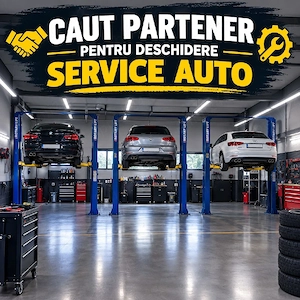 Caut asociat partener deschidere service auto garaj mecanica auto reparatii auto