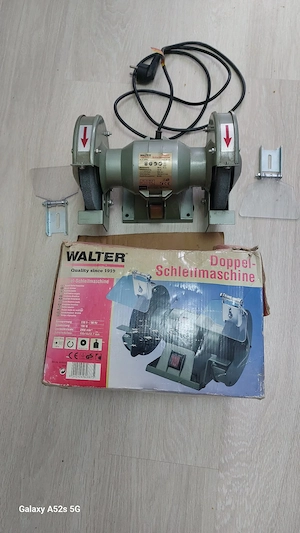 vand polizor dublu de banc walter, model md 150s ,nou