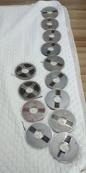 Benzi de magnetofon inregistrate ( 13 buc)