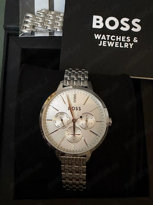 Ceas Nou cu garanție damă Hugo Boss Symphony argintiu cod model 1502781