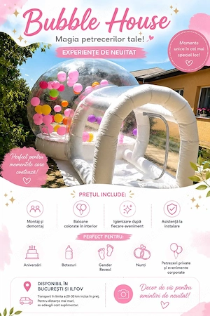 Bubble house balon copii