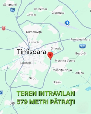 Teren în Timișoara perfect pentru duplex sau casă individuală vilă