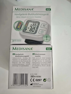 Tensiometru de incheietura HGH 51430