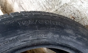 Anvelopa Opel Astra G Classic 1.6 benzina. Dunlop 195/60 R15 88H made in Germany - imagine 5