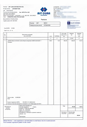 Sistem Aer Condiționat Multisplit Hisense (UE 20000BTU+3x9000BTU)+Placă nouă  Pentru piese Reparație - imagine 5