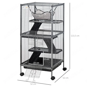 Chinchilla plus cusca metalica pentru rozatoare - imagine 5