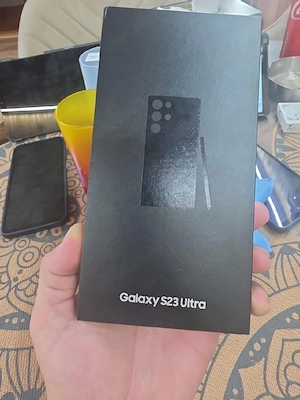 Samsung Galaxy S23 Ultra 256GB   Phantom Black   Stare Foarte Bună + Cutie + 2 Huse
