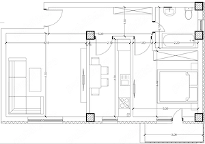Apartament 2 camere decomandat PF - imagine 9