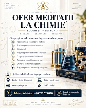 Ofer meditatii Chimie