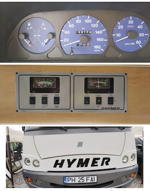 Autorulota Integrata Hymer B544 (unicat RO), pentru cunoscători, caroserie aluminiu fara mastic - imagine 4