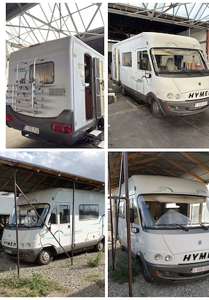Autorulota Integrata Hymer B544 (unicat RO), pentru cunoscători, caroserie aluminiu fara mastic - imagine 8