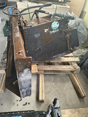  incarcator frontal bobcat  cu fresa de asfalt si beton - imagine 5