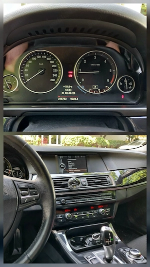 BMW 520d, cutie automata, trapa panoramica, primul proprietar, stare foarte buna - imagine 9