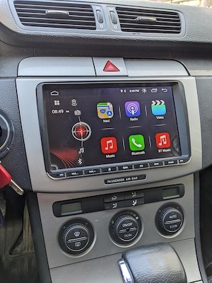 Navigatie Android Volkswagen Seat Passat Golf5 Golf6 Polo Tiguan Touran Leon Caddy Golf Sharan Toled - imagine 2
