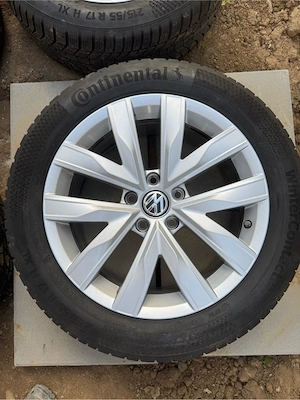 Jante OE VW, Iarna, 215/55/17 Continental dot 2024, PASSAT B8, ARTEON - imagine 2