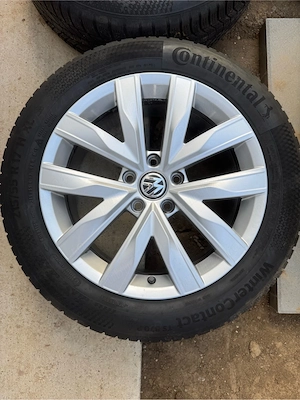 Jante OE VW, Iarna, 215/55/17 Continental dot 2024, PASSAT B8, ARTEON