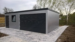 vând garaje auto din panou sandwhici pe structura metalica