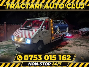 Tractări auto non-stop Cluj-Napoca 